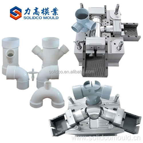 Plastic Injection Pvc Double Outlet Pipe Fitting Mould